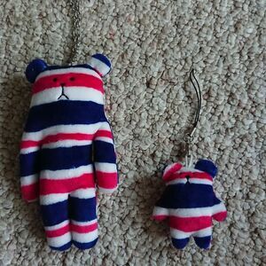 Craftholic Sloth bear double Plush Doll keychain with magnet - UK edition